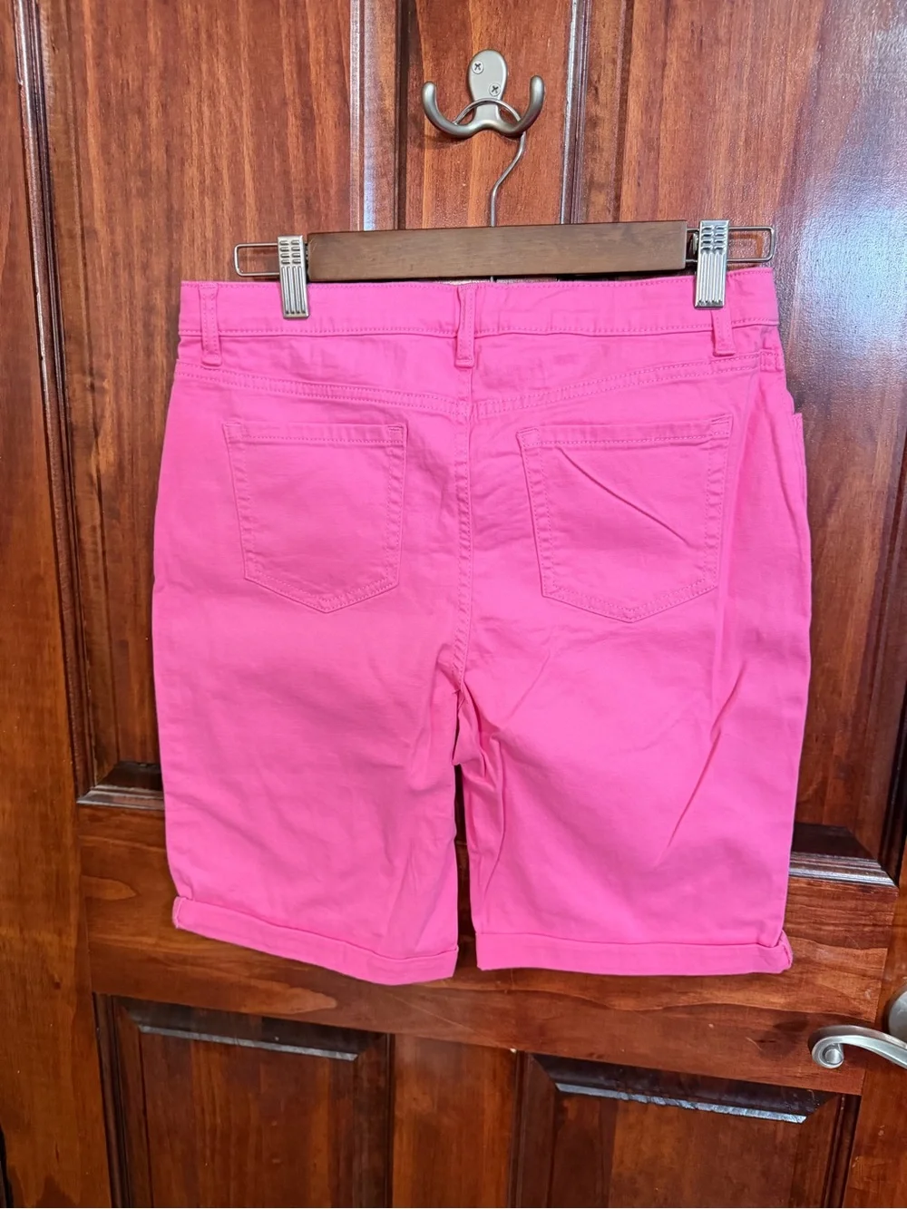 The Children's Place Hot Pink Roll-Cuff Shorts